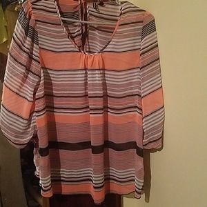 Sheer business casual shirt